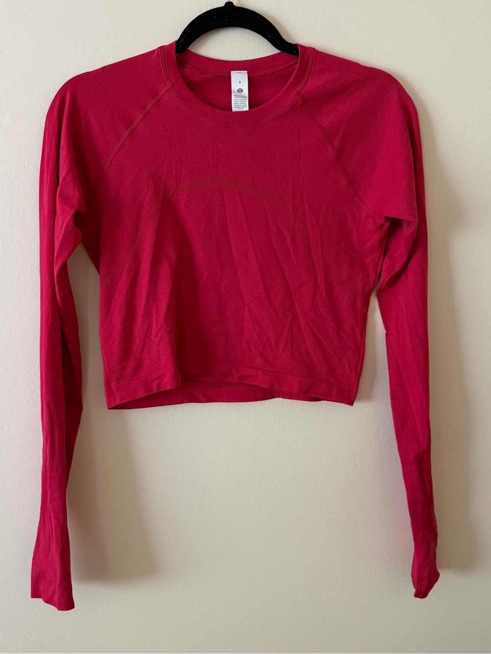 Lululemon Swiftly Tech Cropped Long-Sleeve Shirt 2.0